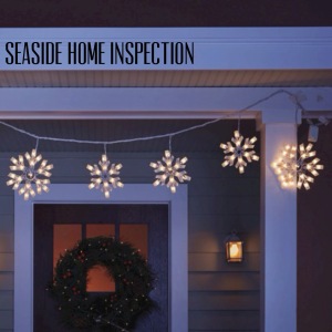 Seaside Home Inspection Holiday Lights
